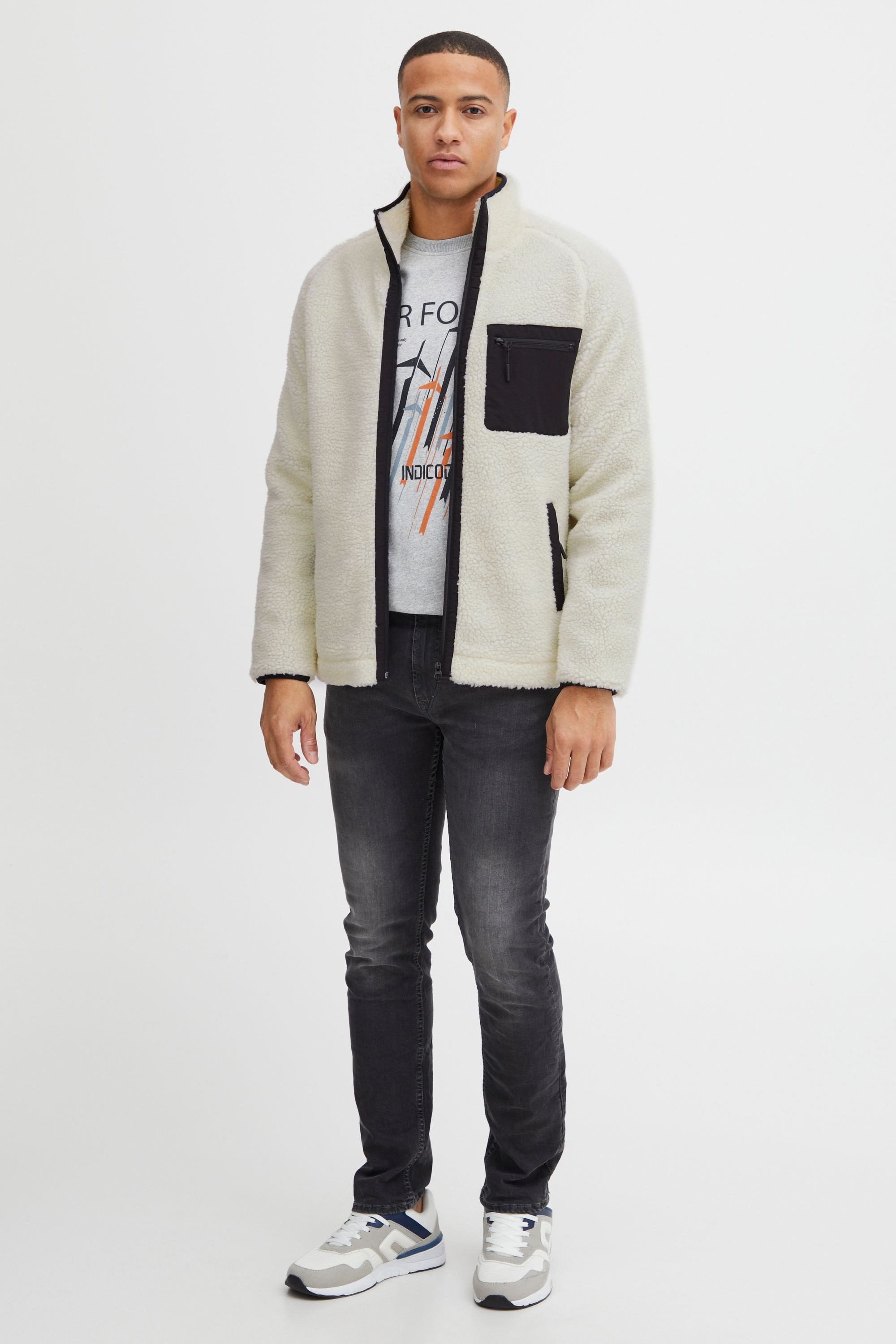 Indicode Kapuzensweatjacke IDTrodie Modischer Pullover