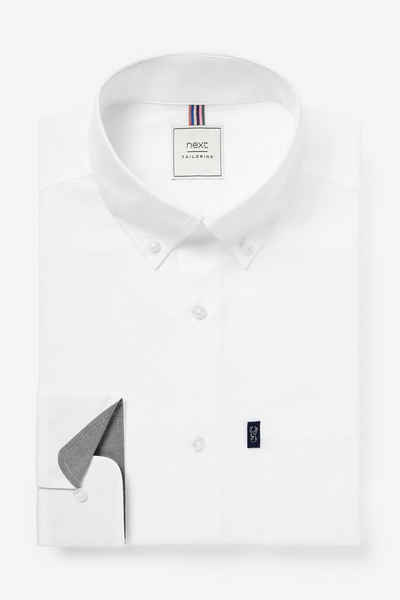 Next Langarmhemd Pflegeleichtes Button-Down-Oxford-Hemd (1-tlg)