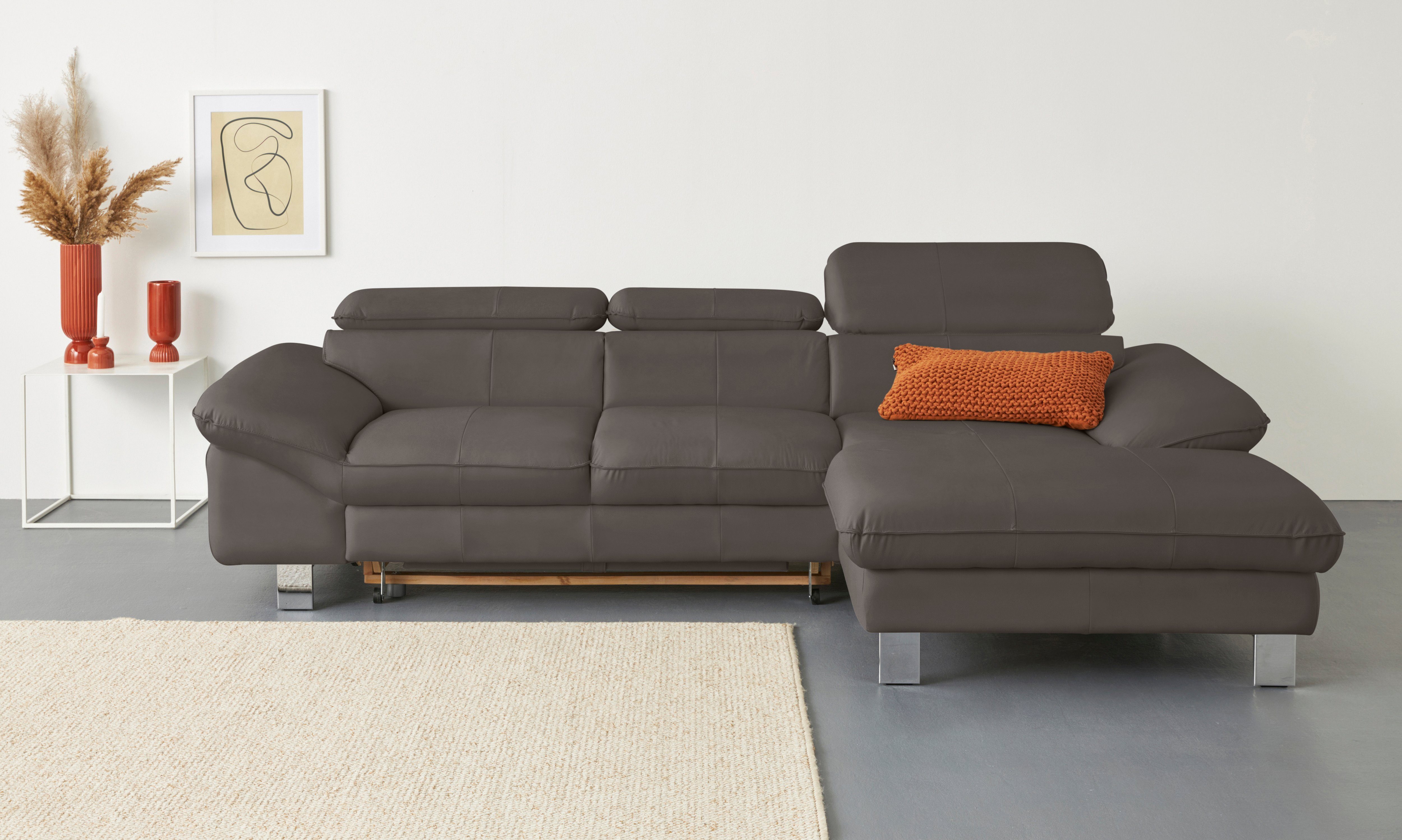 COTTA Ecksofa Driver L-Form, mit Kopfteilverstellung, günstig online kaufen