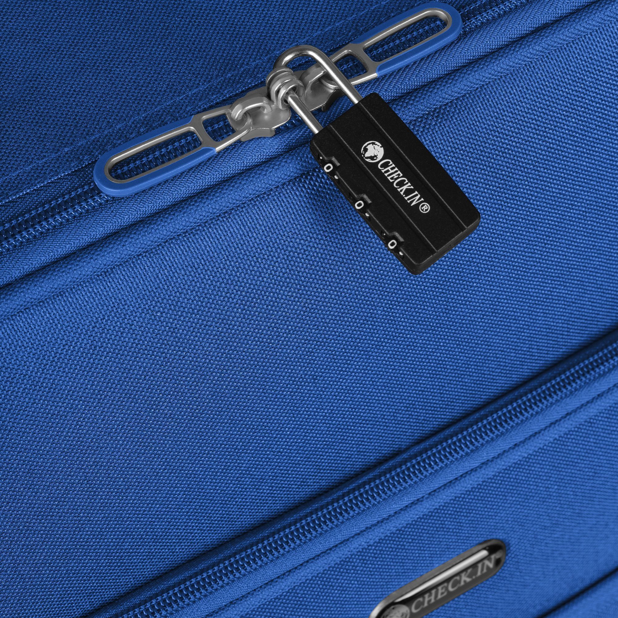 CHECK.IN® Trolleyset Sevilla 2.0, 4 Rollen, (3-teilig, 3 tlg), Polyester