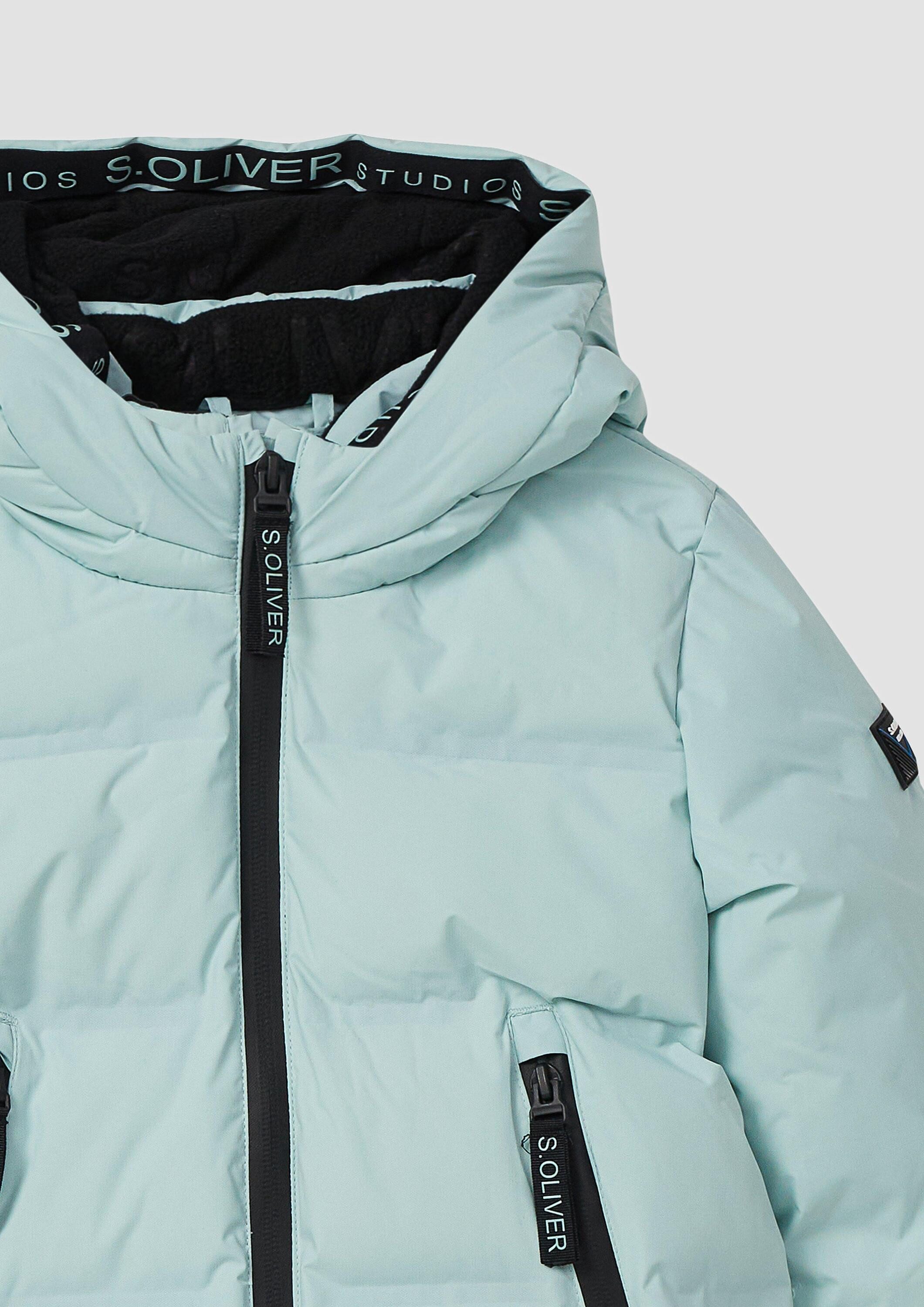 s.Oliver Winterjacke Outdoor-Jacke Unisex Winterjacke mit sportiven Details
