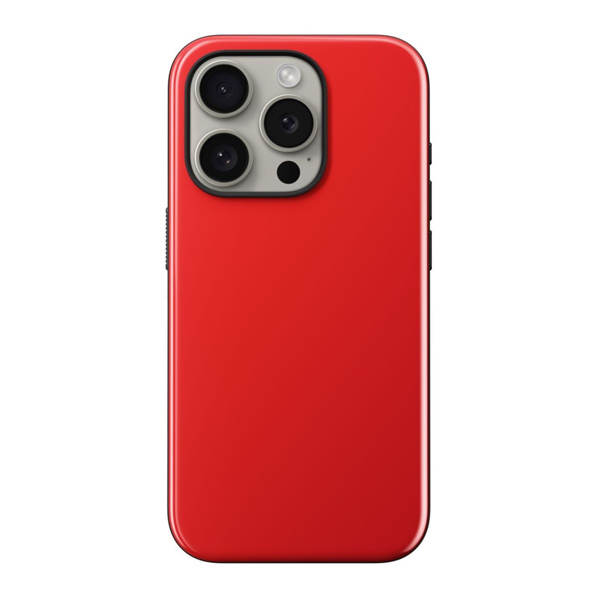 Nomad Smartphone-Hülle Sport Case iPhone 15 Pro Night Watch Red