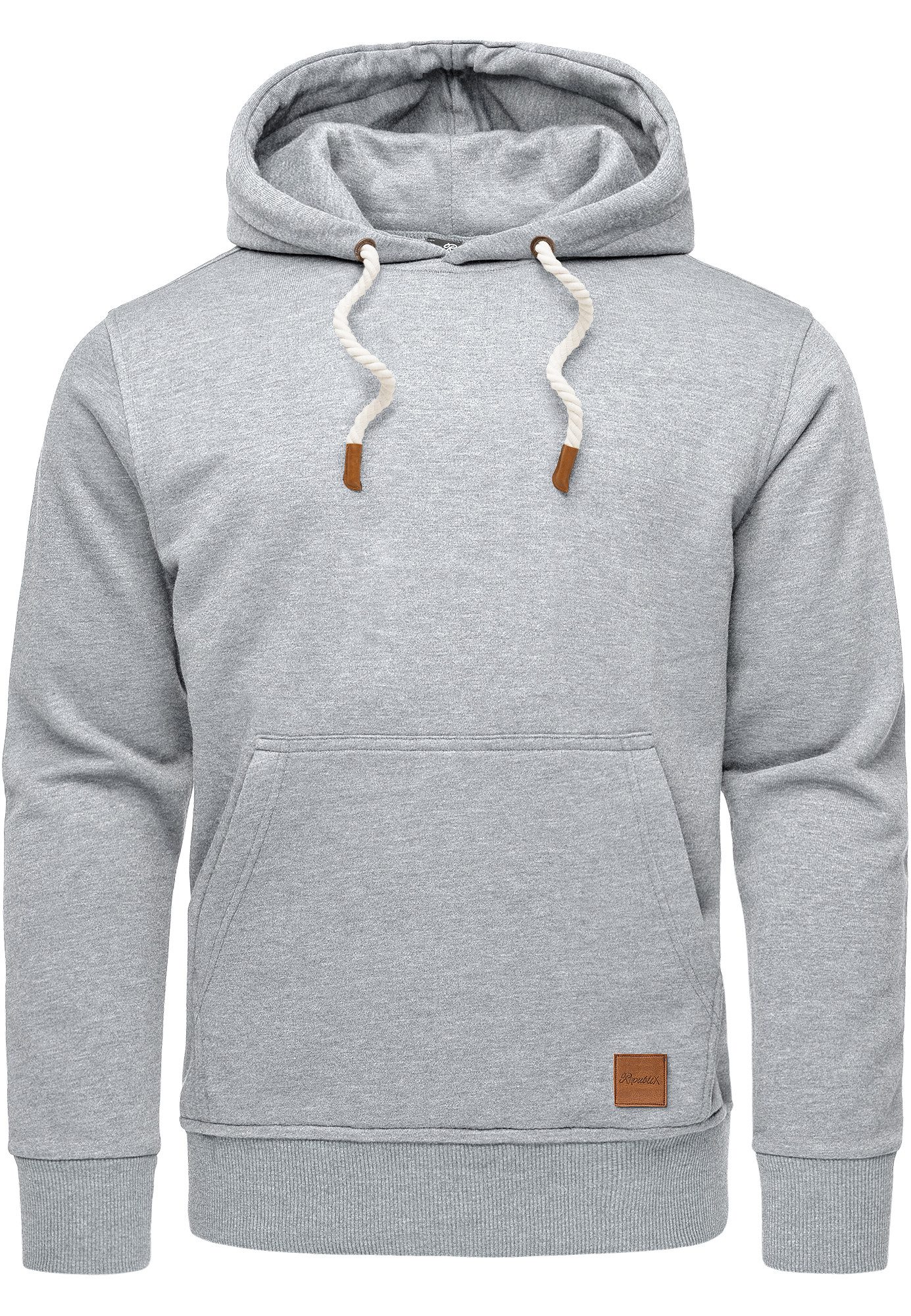 REPUBLIX Sweatshirt ERIC Herren Basic Kapuzenpullover Hoodie