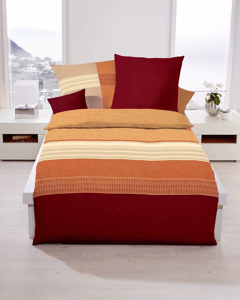 JACK Bettwäsche 155x220cm Obsession Bordeaux Terra günstig online kaufen