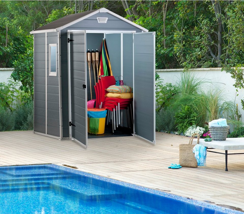 Keter Gerätehaus »Manor 6x5DD«, BxT 185x152 cm OTTO