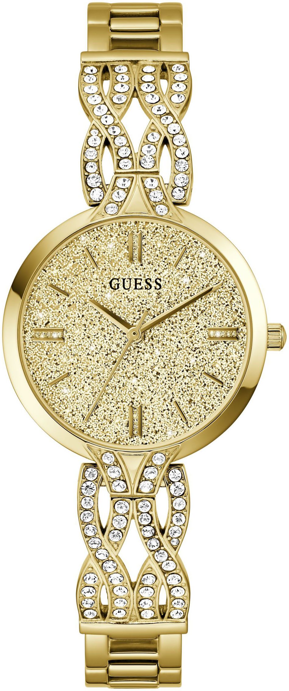 Guess Quarzuhr CORAL GW0868L2, Armbanduhr, Damenuhr, Edelstahlarmband günstig online kaufen