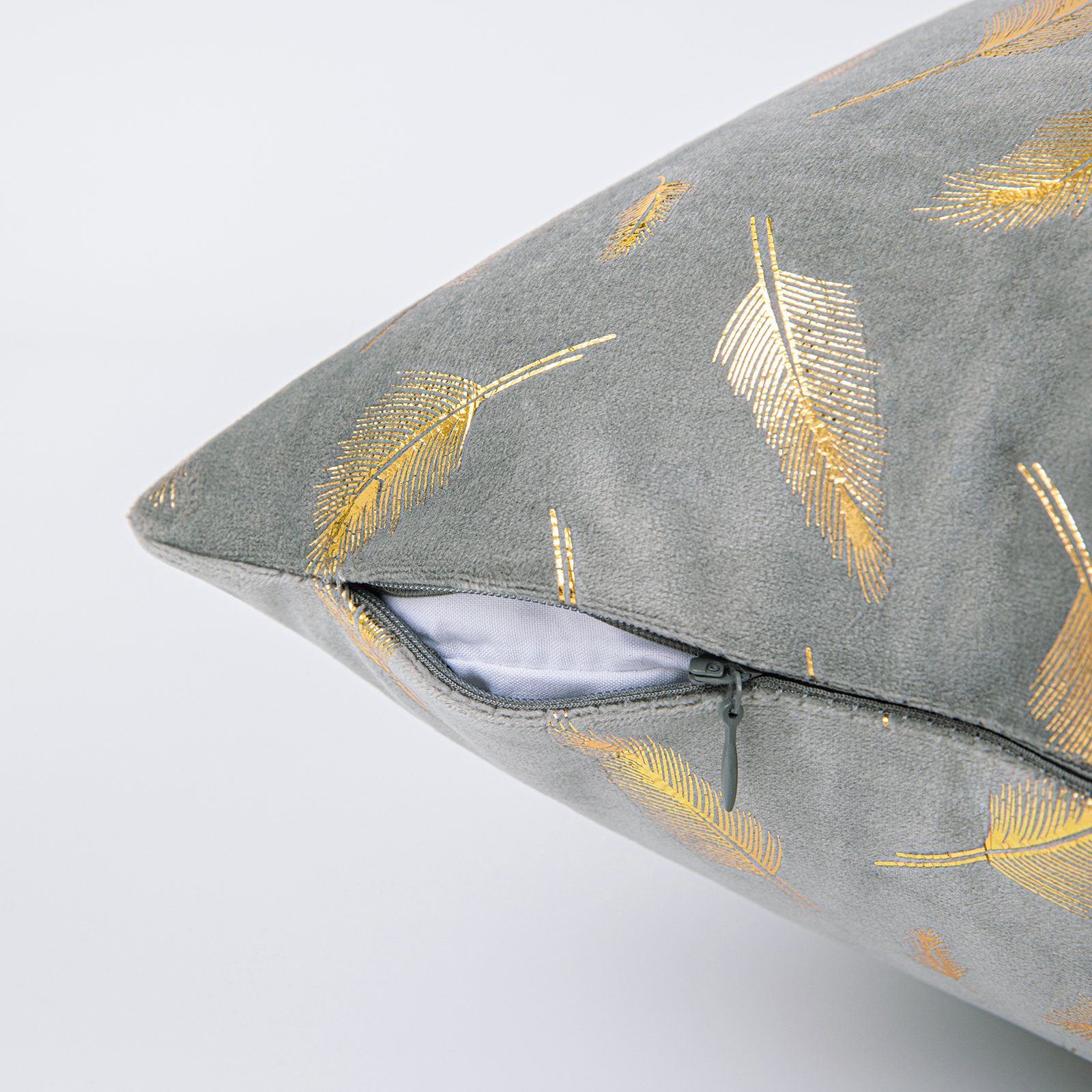 BTTO Kissenbezüge Kissenbezug 1/2St. 45X45cm Doppelseitiges GoldFeder mit R günstig online kaufen