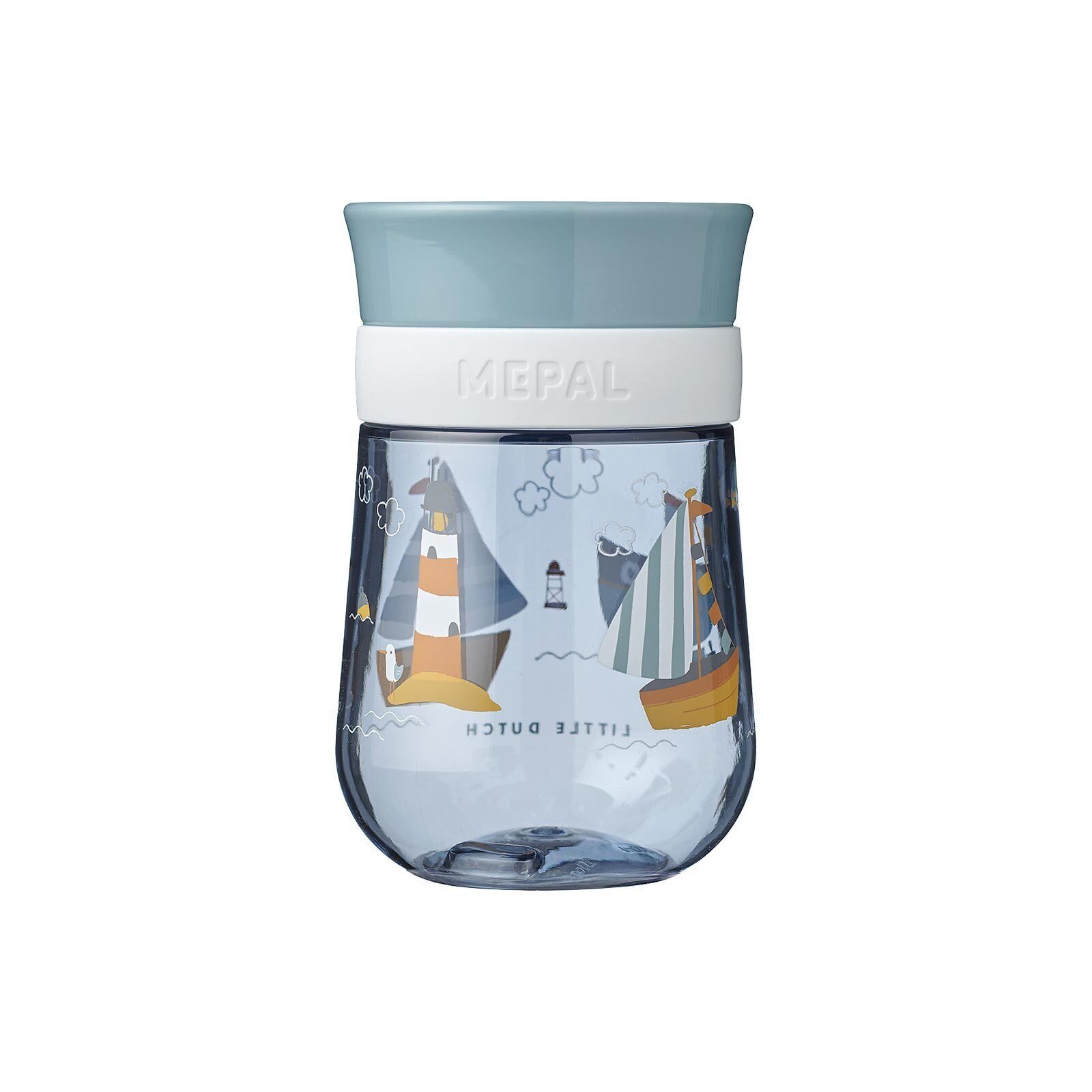 Mepal Kinderbecher Mio 360° Trinklernbecher 300 ml, Polypropylen, Silikon, Tritan Sailors Bay