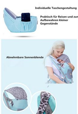 XDeer Bauchtrage Babytrage,3-in-1 Bauchtrage mit 6 Tragepositionen, Babys & Kleinkinder Hüftsitz Baby,Ergonomische Baby Trage