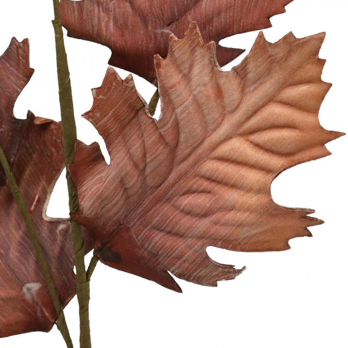 Künstliche Zimmerpflanze Ahorn Kunstpflanze Herbstdeko 74cm günstig online kaufen