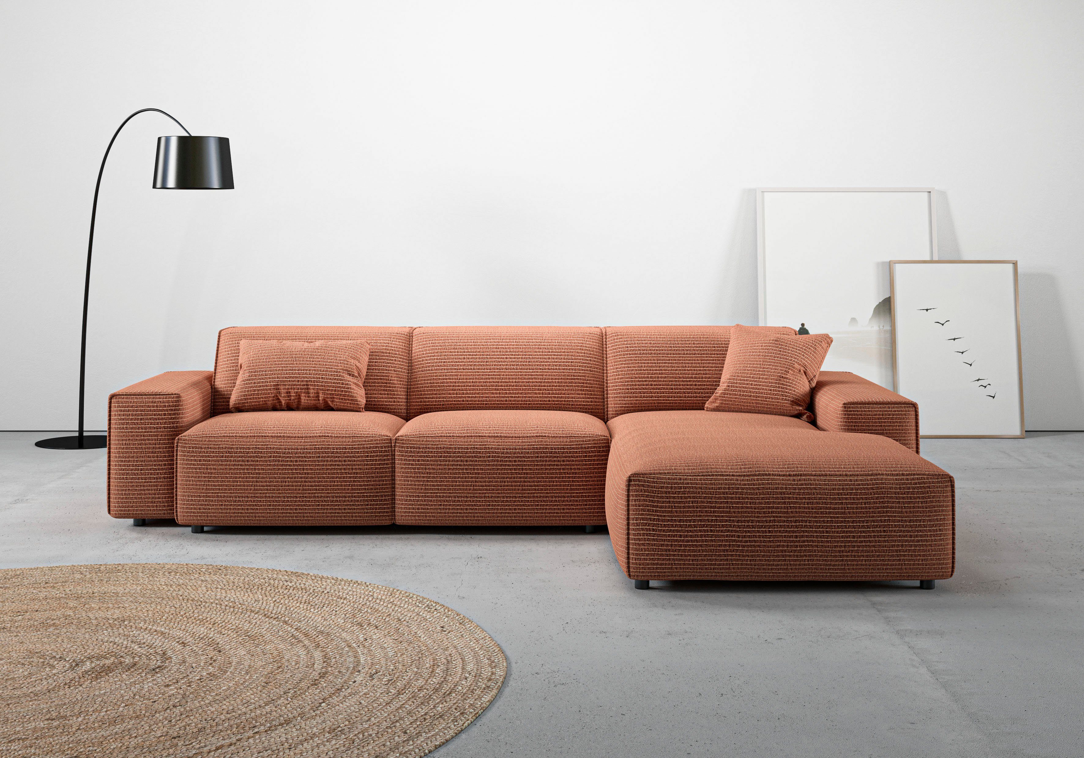 Ecksofa Glimminge auch in Breitcord, Feincord, Bouclé + Easy care-Bezug
