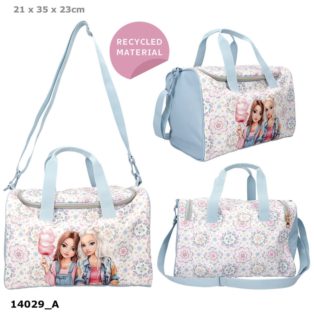 Depesche Spiel TOPModel Sporttasche FESTIVAL FUN – recyceltes Polyester