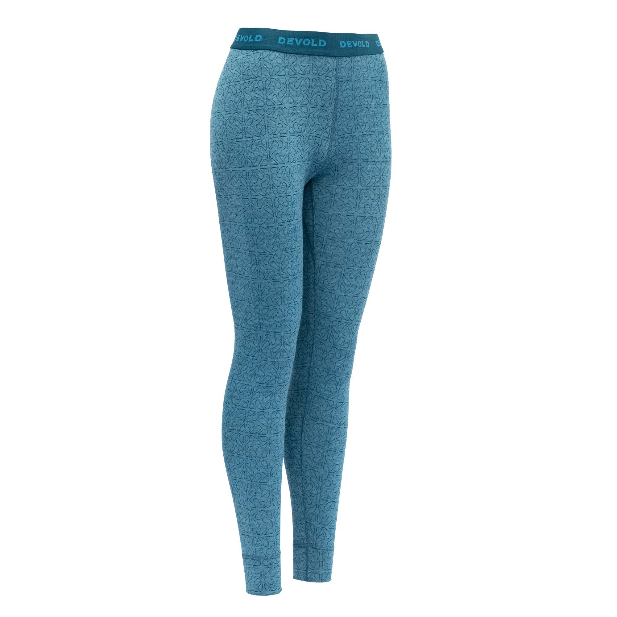 Devold Lange Unterhose DUO ACTIVE MERINO 205 LONGS WMN MOON/INK/FLOOD