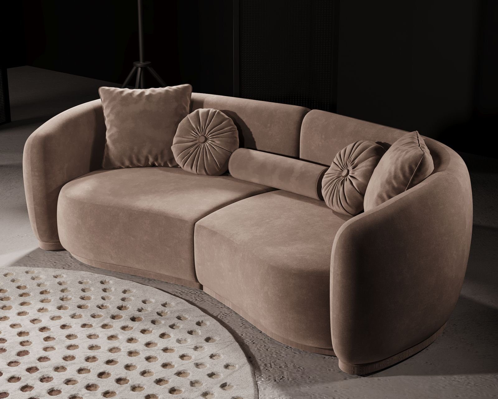 Möbeldreams Sofa Sofa 3-3-1 Set Designer Modern