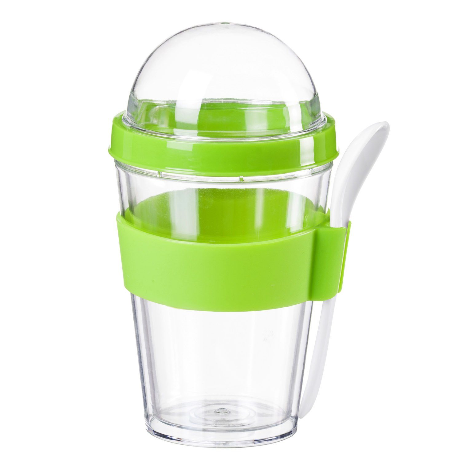 Goods+Gadgets Becher GOODS+GADGETS Müsli To Go Behälter - Doppelwandiger Joghurtbecher, Müslibecher Müslischale