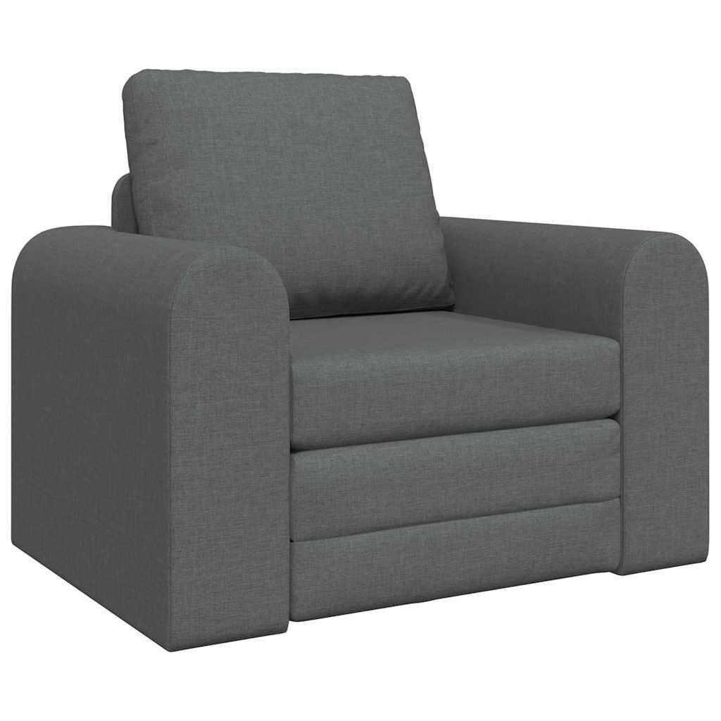 vidaXL Sofa Schlafsofa Dunkelgrau 98 x 71 x 83 cm Samt, 1 Teile günstig online kaufen