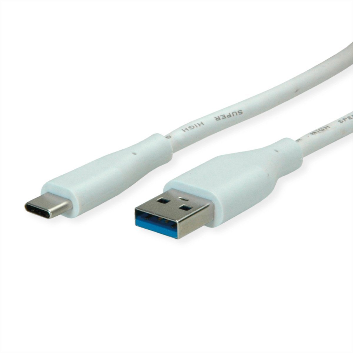 VALUE USB 3.2 Gen 1 Kabel, Typ-A-C, ST/ST USB-Kabel, USB 3 Typ A Männlich (Stecker), USB Typ C (USB-C) Männlich (Stecker) (200.0 cm)