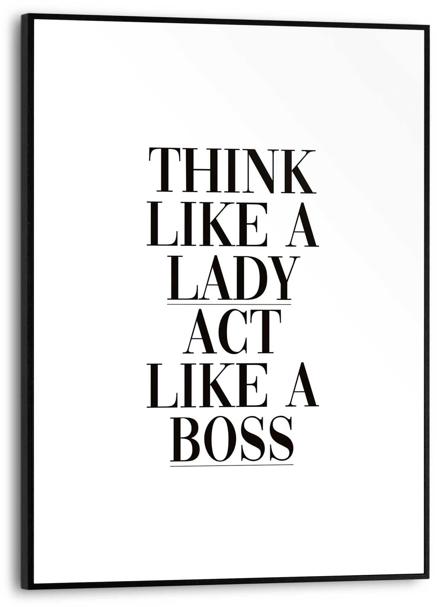 Poster Reinders! Boss Lady