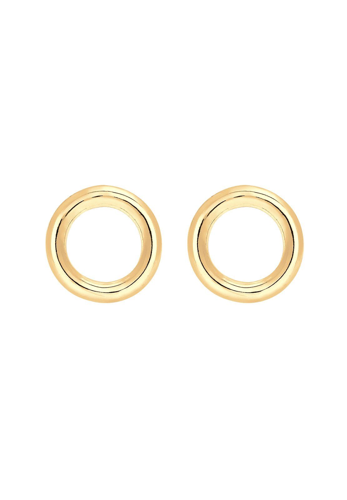 Elli Paar Ohrstecker Basic Kreis Geo Minimal Filigran 925 Silber, Geo günstig online kaufen