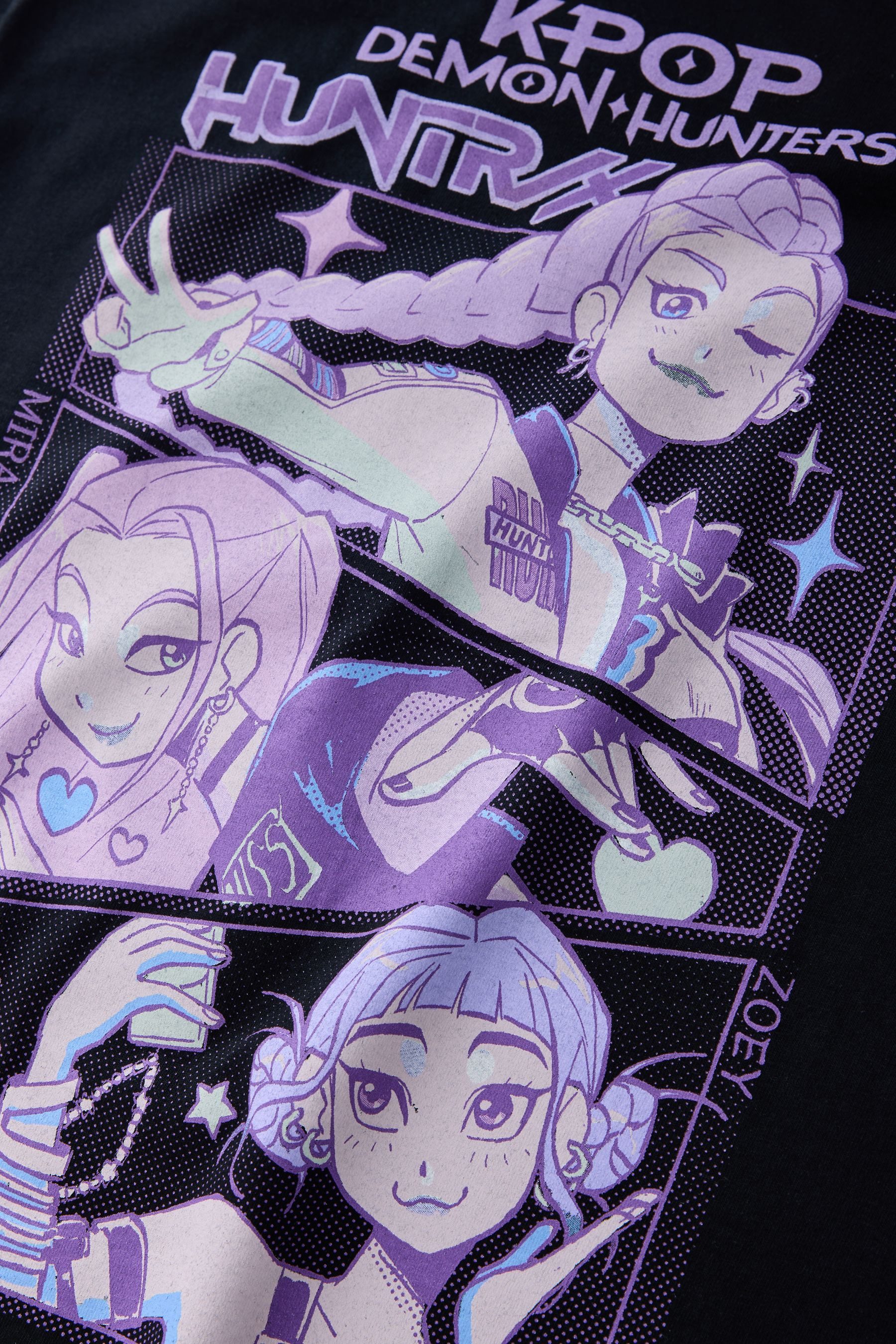 Next T-Shirt Baumwoll-T-Shirt mit Grafik, Kpop Demon Hunters (1-tlg) – Bild 4 von 5