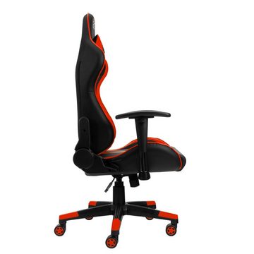 Hyrican Gaming-Stuhl Striker Gaming-Stuhl "Copilot" Gamingstuhl + Stuhlunterlage, Bodenschutzmatte 1100x1100x2mm