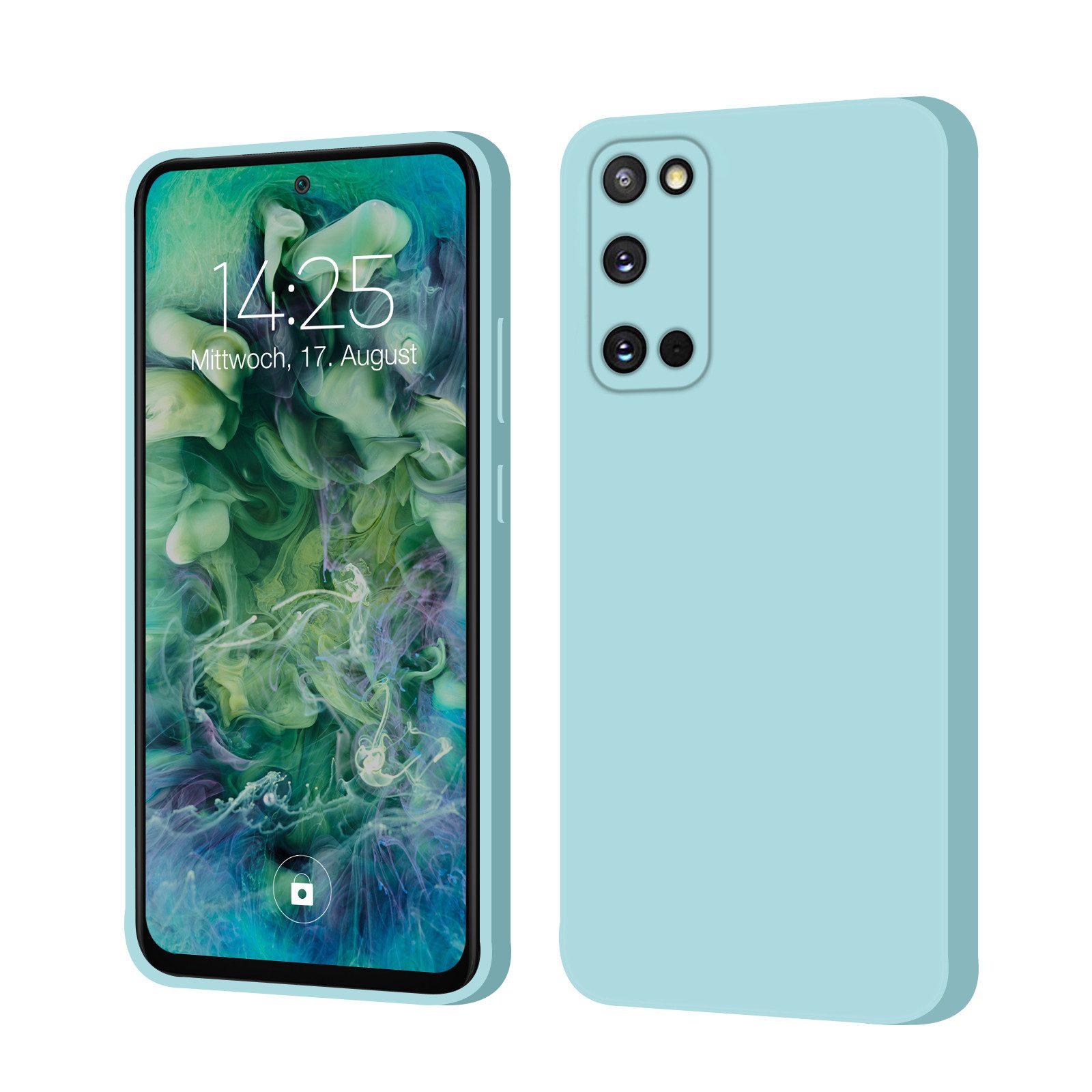 Tec-Expert Handyhülle SoftGrip Cover Hülle für Samsung Galaxy S20, Handy Case Bumper integrierter Kameraschutz flexibel