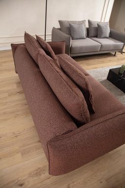 JVmoebel Loungesofa Wohnzimmer Sofa Couch Möbel Einrichtung Couch braun Sofas Couches neu, 1 Teile, Made in Europa