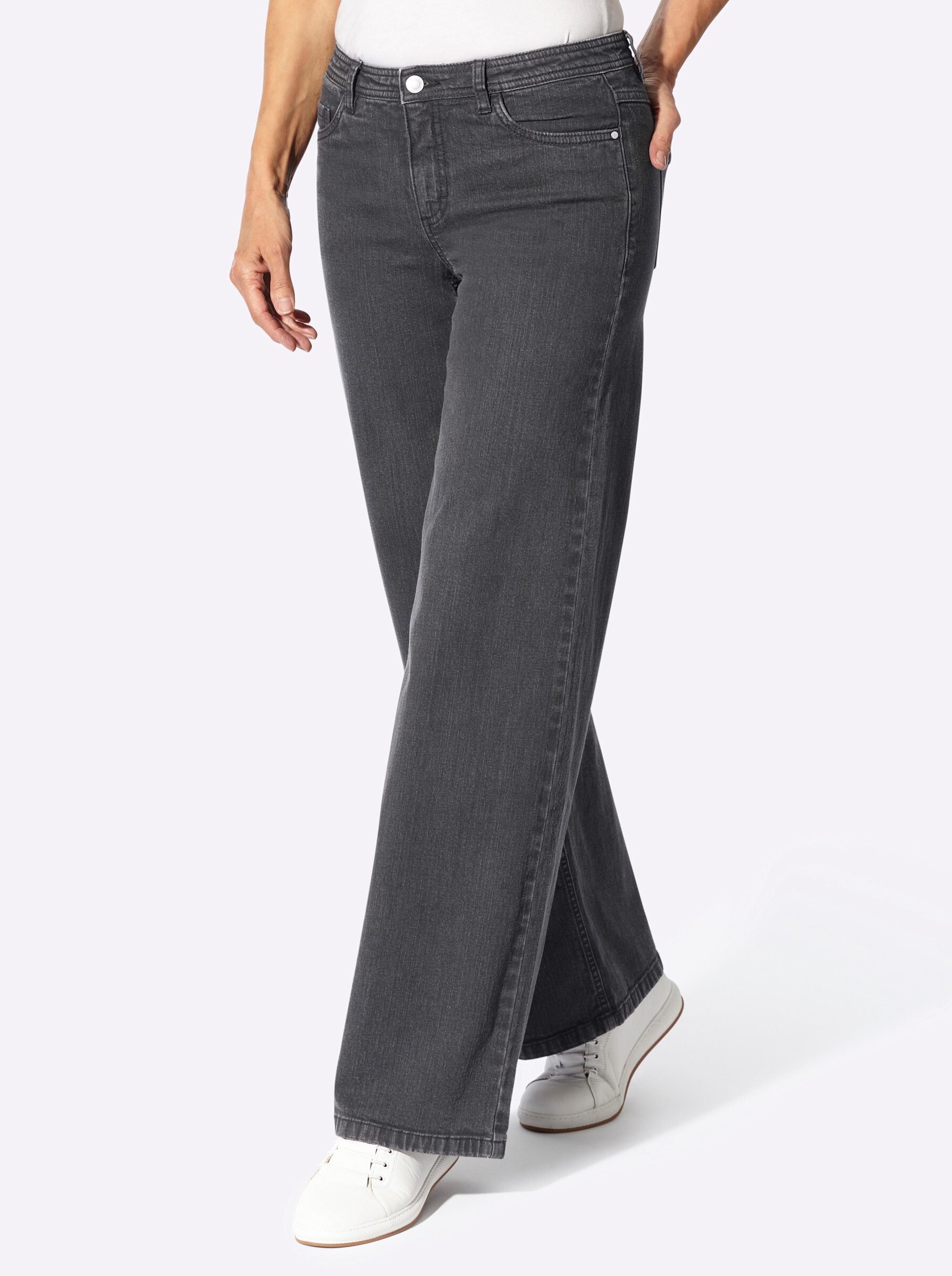 Bequeme Jeans Jeans leicht vertieft
