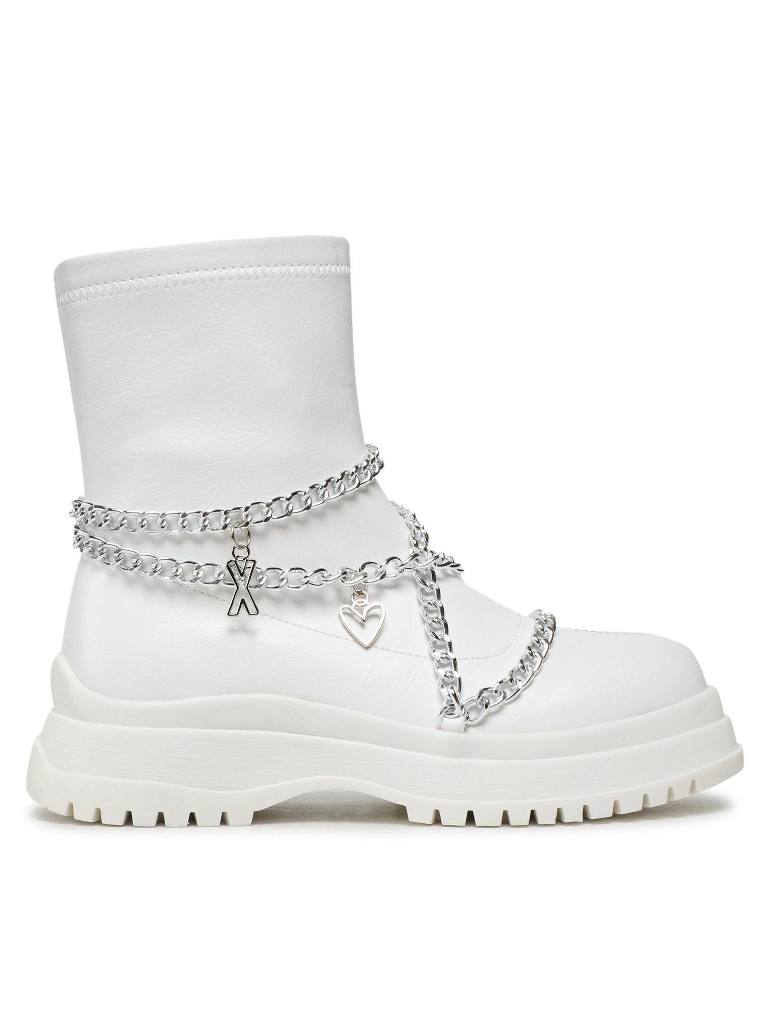 DeeZee DeeZee Stiefeletten Damen WS5271-01 Weiß Stiefelette