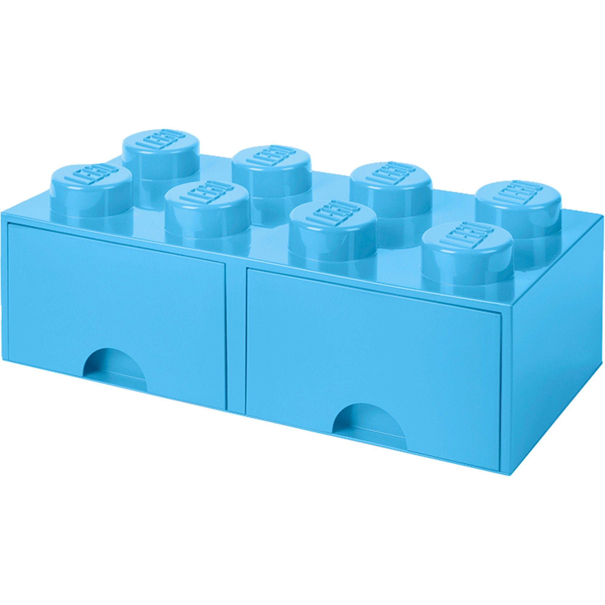 Room Copenhagen Spielzeugtruhe Room Copenhagen LEGO Brick Drawer 8 hellblau