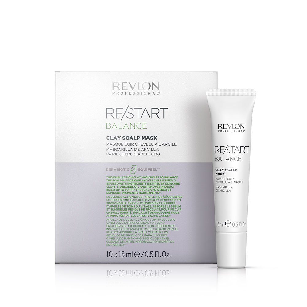 REVLON PROFESSIONAL Haarmaske Re/Start BALANCE Clay Scalp Mask 10 x 15 ml