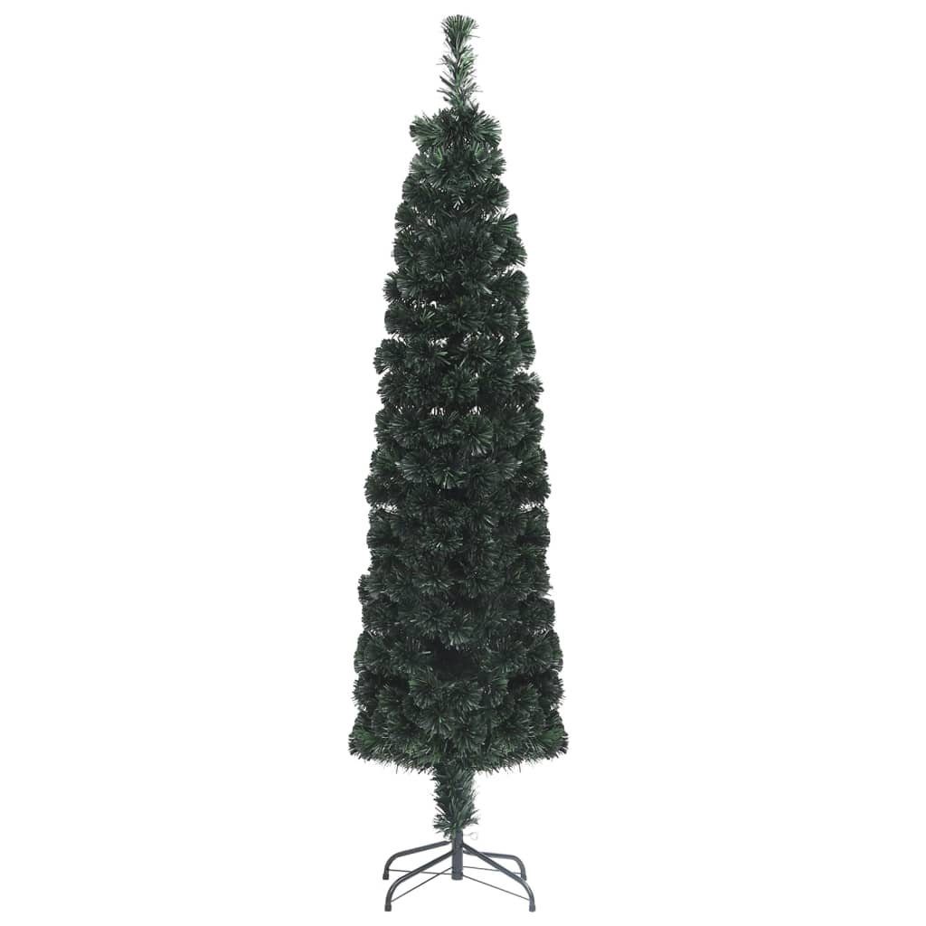 120 Schlank Weihnachtsbaum Glasfaser mit Künstlicher Ständer furnicato cm