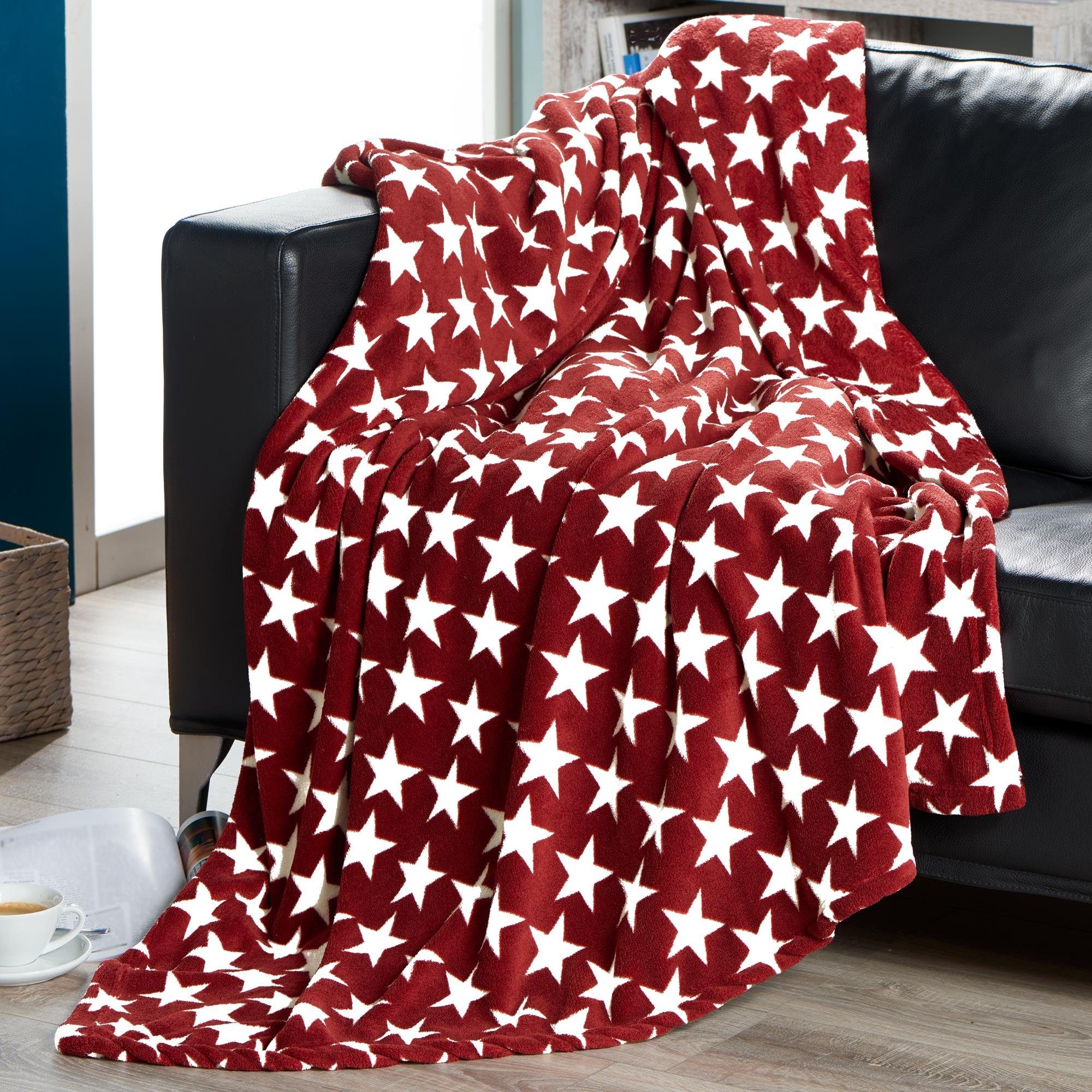 Wohndecke Moonlight Kuscheldecke Tagesdecke Fleece Decke günstig online kaufen
