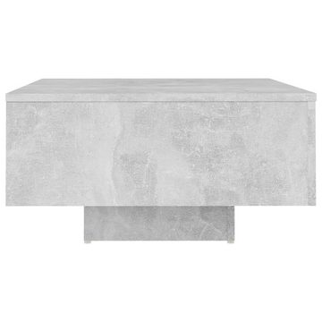 furnicato Couchtisch Betongrau 60x60x31,5 cm Spanplatte