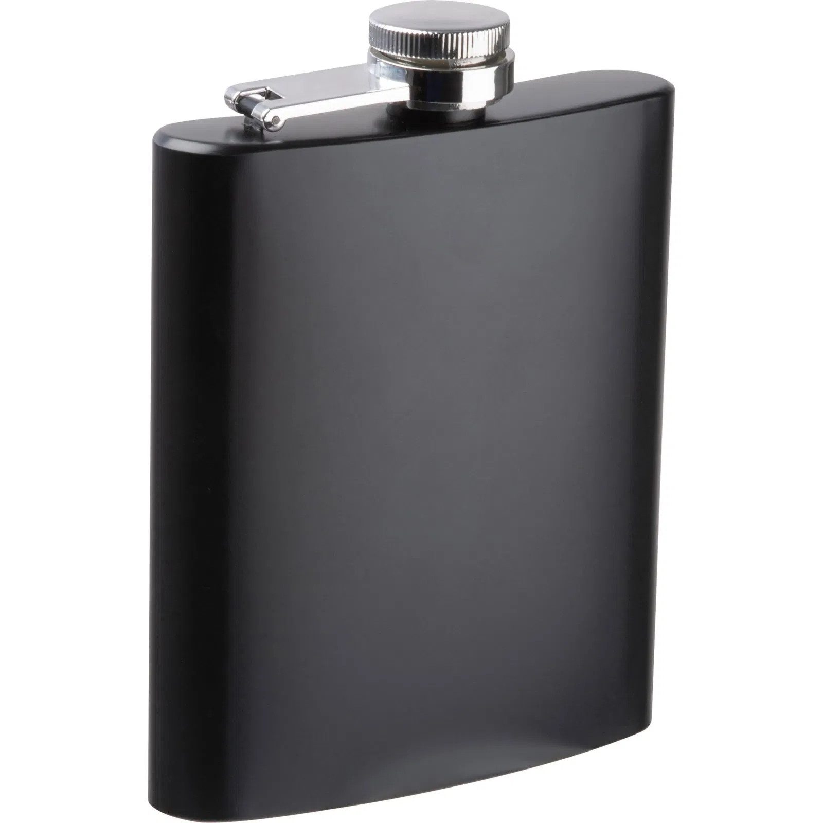 Easy Gifts Flachmann Flachmann / aus Edelstahl / 207ml / Farbe: schwarz