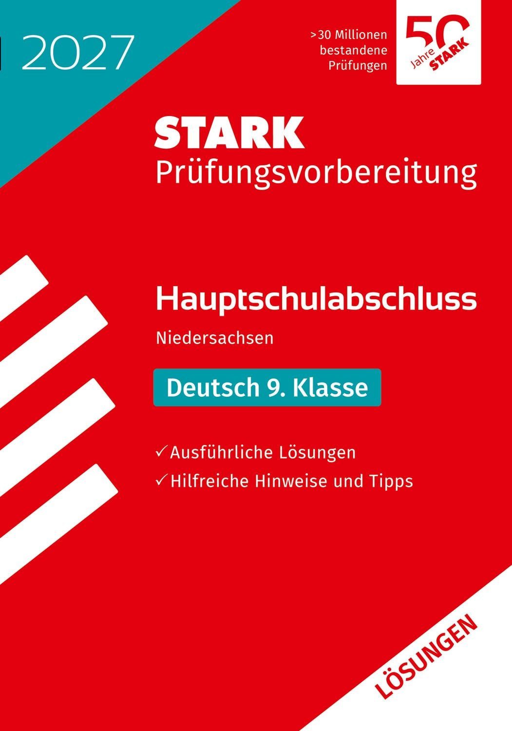 STARK Lösungen zu Deutsch 9. Klasse - Hauptschulabschluss 2027 Nieders / diverse
