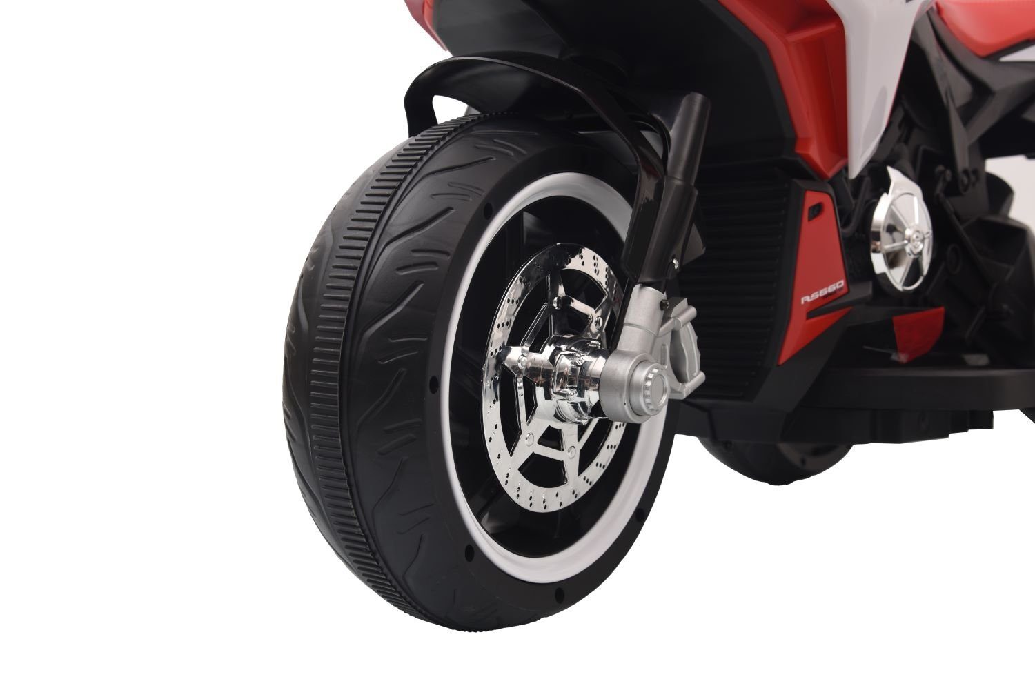 Elektro-Kindermotorrad BoGi mit Kinderfahrzeug Bluetooth 12V 2x390W Elektromotorrad Rot