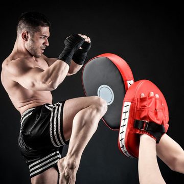 Fivejoy Boxhandschuhe Boxpads Boxpratzen für Kampfsport (Handschlagpolster Trainerpratzen Boxing Pad), für Kampfsport, MMA, Muay Thai, Karate, Taekwondo, Kickboxen & Boxen