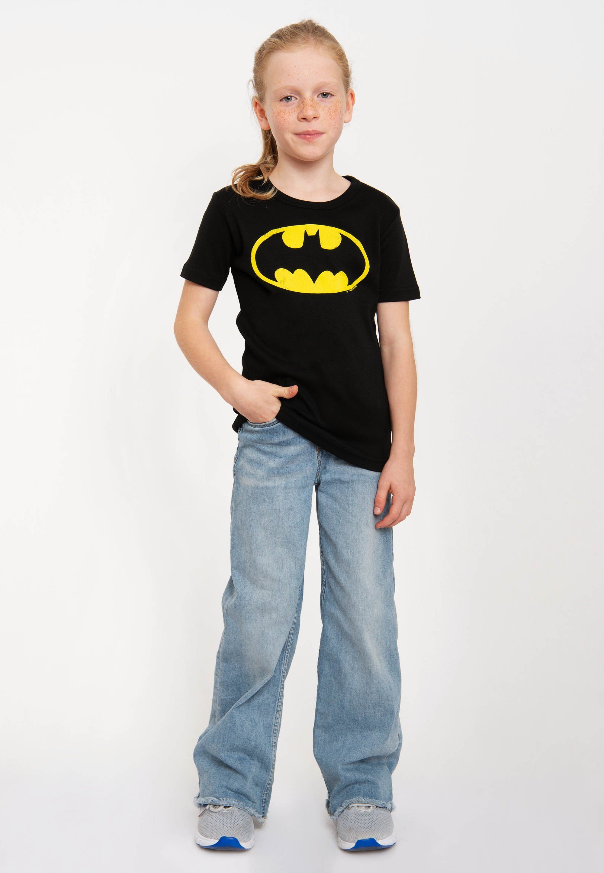 LOGOSHIRT T-Shirt Batman mit Logo-Druck Superhelden