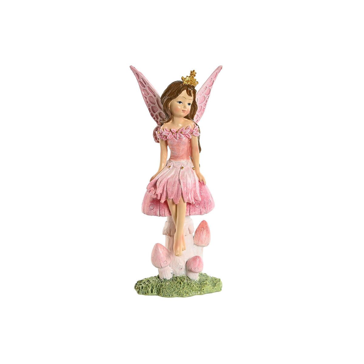 Esprit Home Dekofigur, Deko-Figur Home ESPRIT Rosa 8 x 6 x 18,5 cm