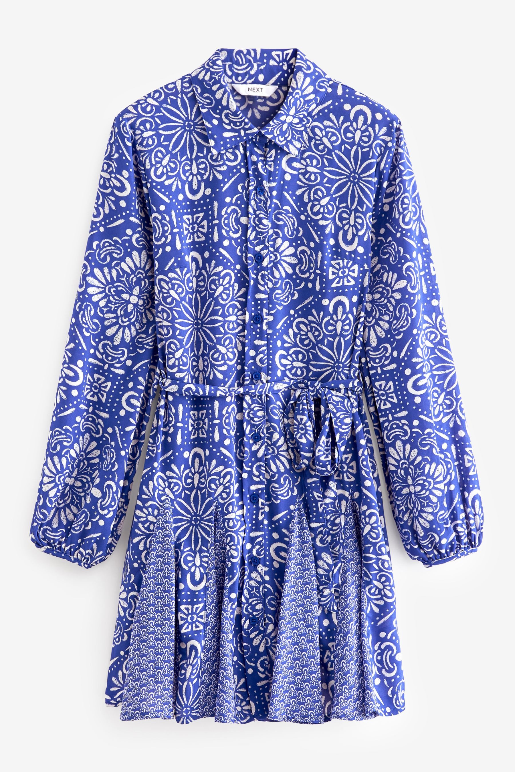 Next Minikleid Mini-Hemdkleid zum Binden (1-tlg)