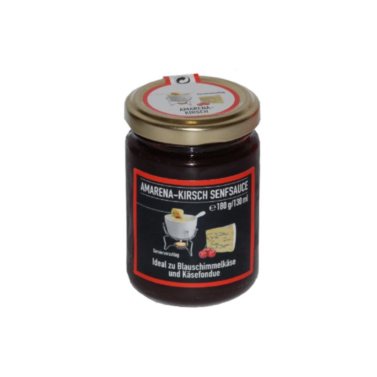 Ruwisch & Zuck Saucen, Ruwisch & Zuck Original Amarena Kirsch Senfsauce süßlich scharf 180g