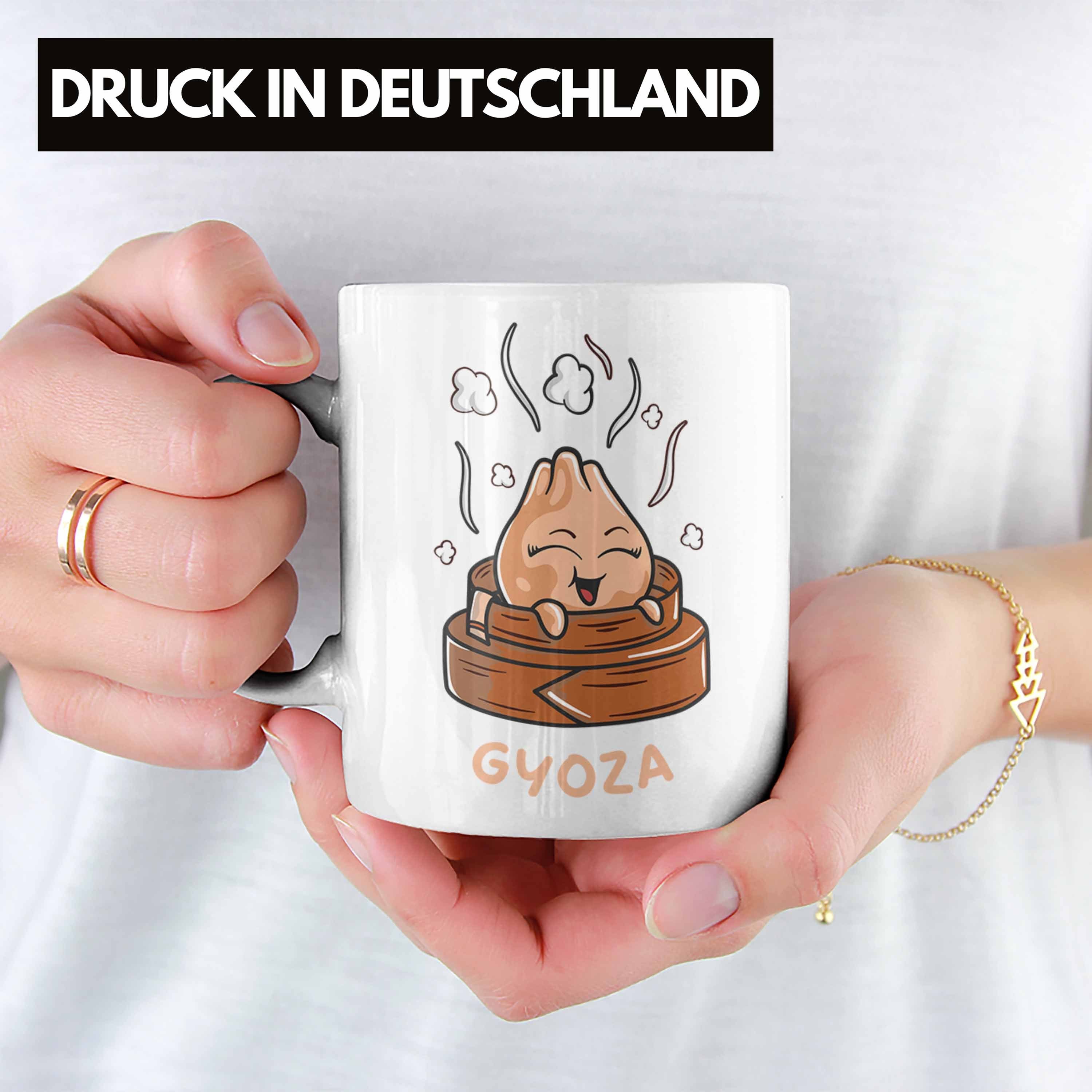 Grafik Weiss Lustige Asiatisch Dumpling Liebhaber - Geschenkidee Trendation Tasse Gyozas Sushi Geschenk Tasse Trendation