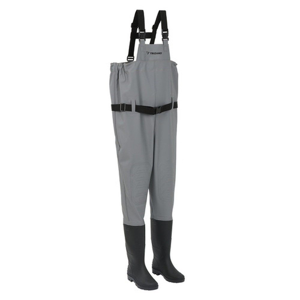 Trizand Wathose Angel-Wathose Gummihose (Spar-Set, verstellbare Hosenträger) Ergonomisch, ermöglicht ungehindertes Waten, Hocken, Bootseinstieg