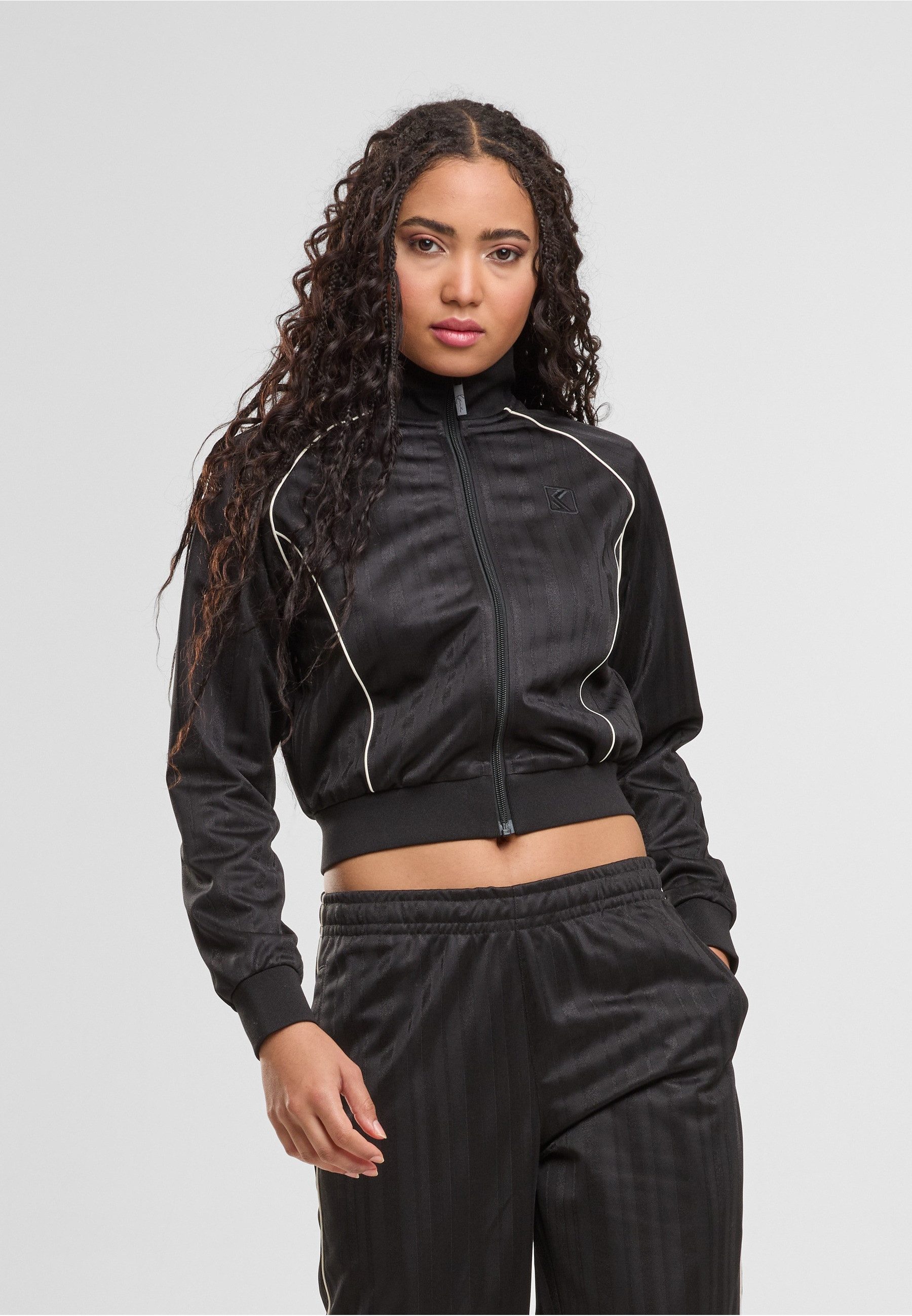 Karl Kani Outdoorjacke Karl Kani OG Shadow Stripe Cropped Trackjacket (1-St)