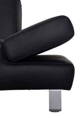 W.SCHILLIG 2-Sitzer taboo, mit Normaltiefe, inklusive Armlehnenverstellung, mit Kontrastnaht