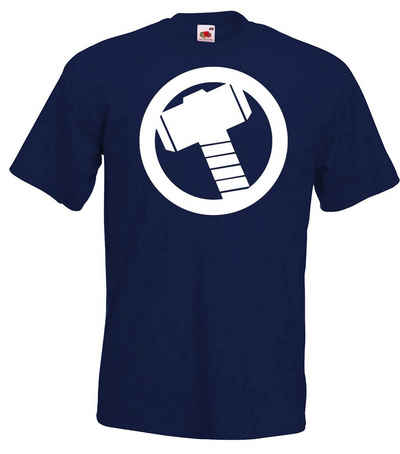 Youth Designz T-Shirt »Thor Hammer T-Shirt für Herren« mit trendigem Frontprint