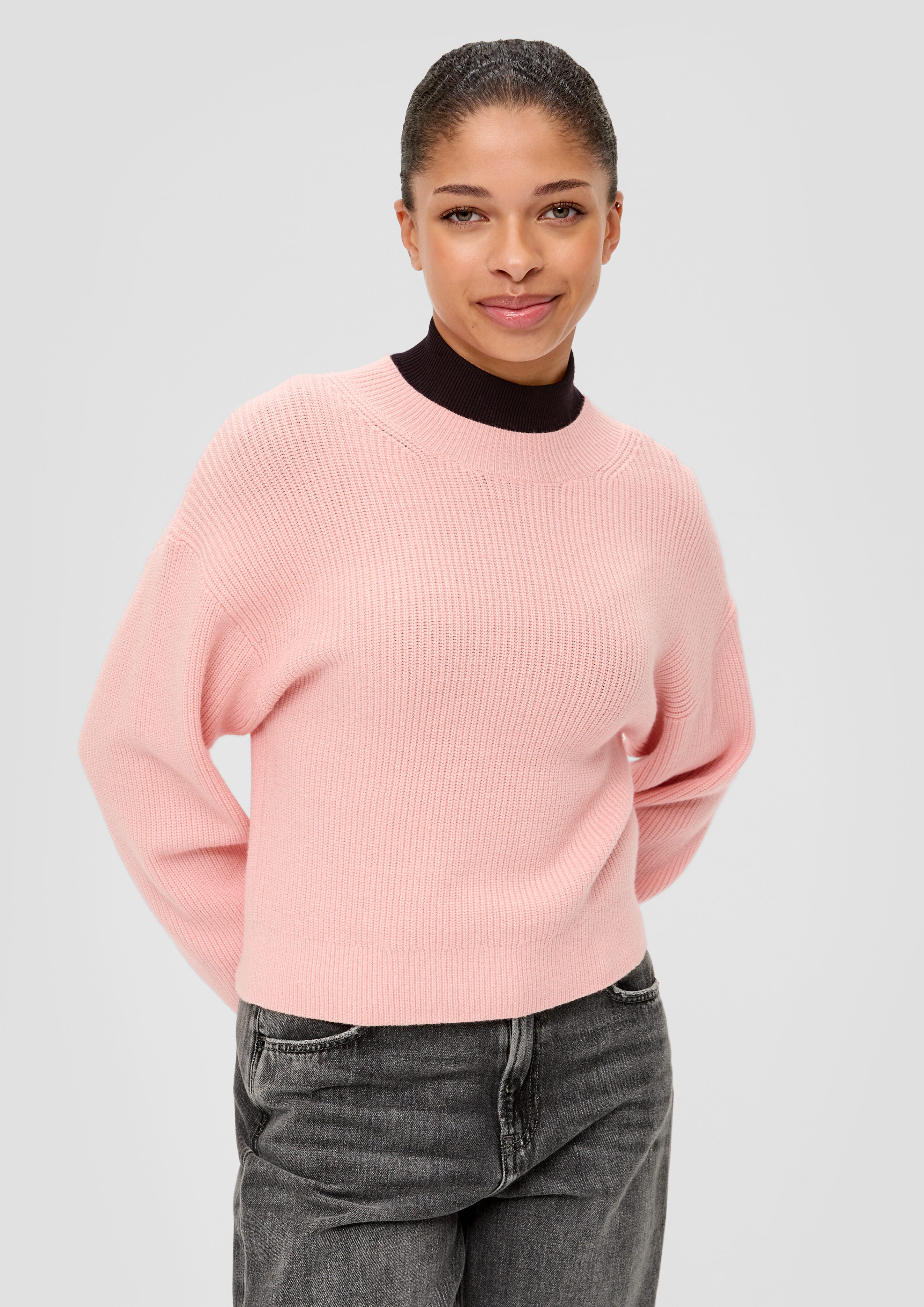 Strickpullover Strickpullover aus Viskosemix