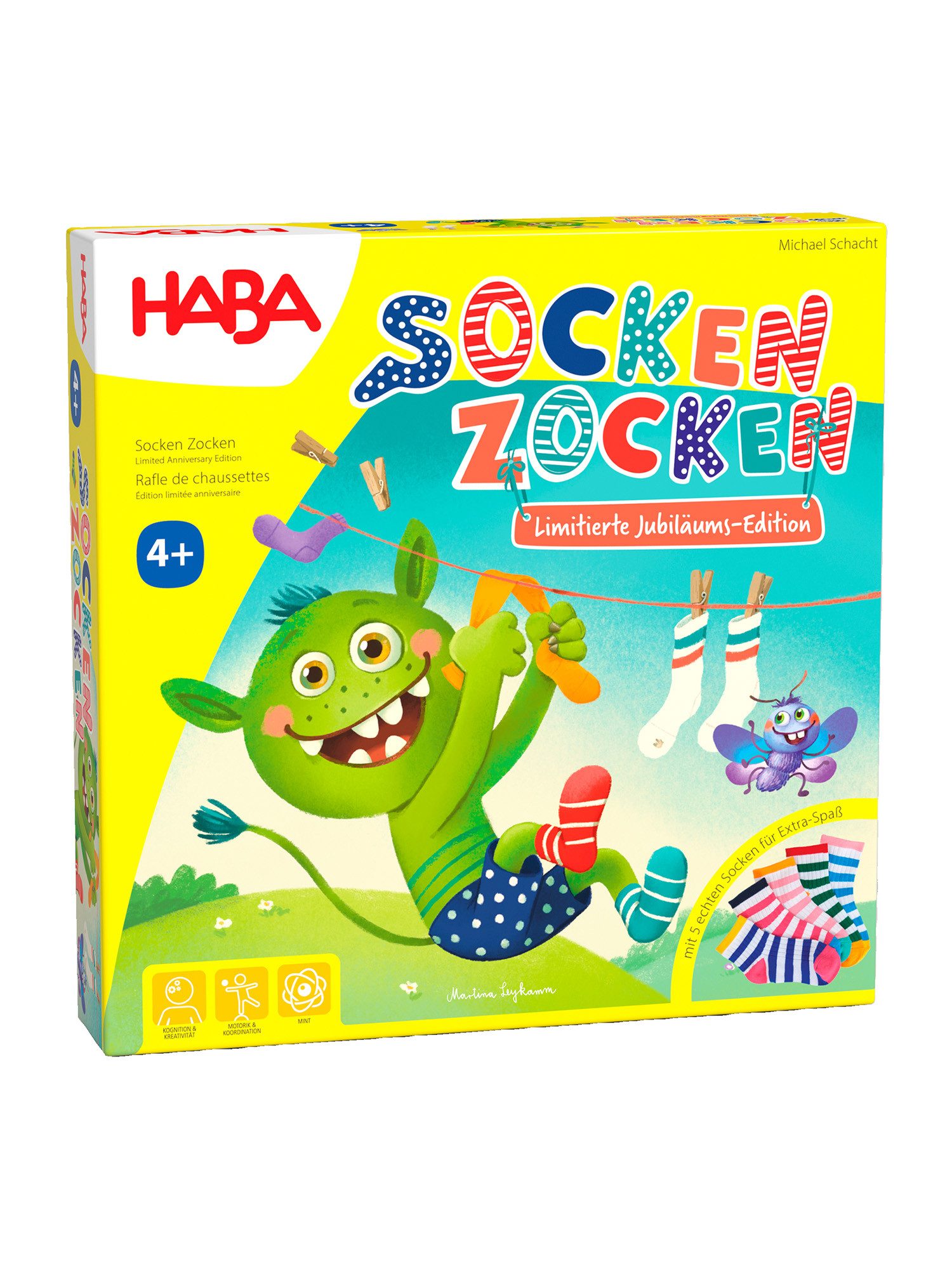 Haba Spiel Socken Zocken Limitierte Jubiläums-Edition, unisex neutral
