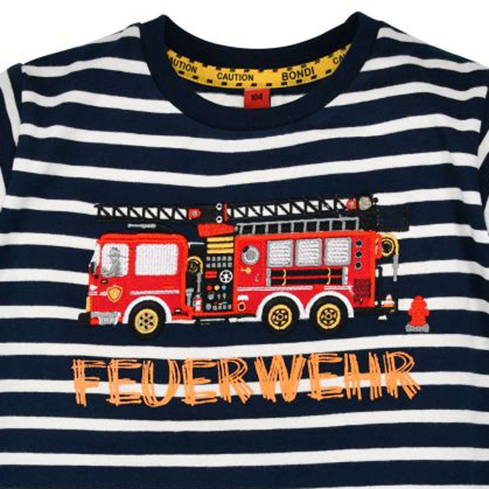Schnizler Baby-Jungen Sweat-Shirt Feuerwehr Langarmshirt 